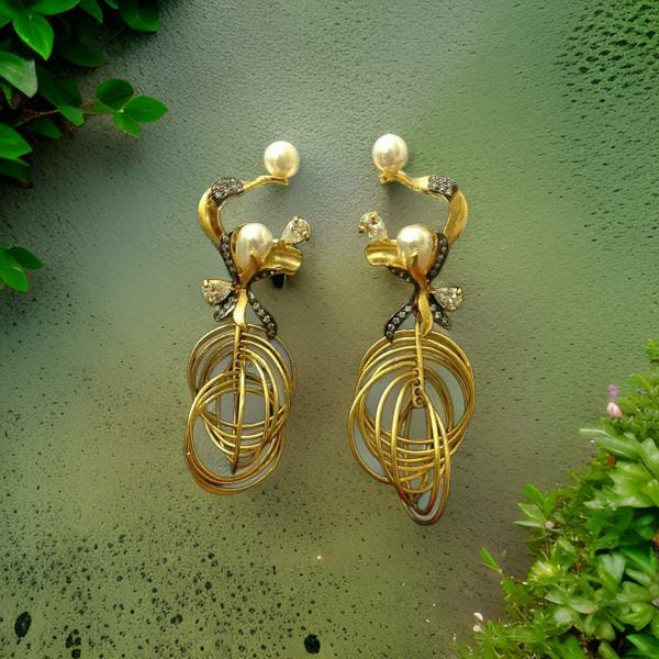 Dancing Damsels Long Earrings