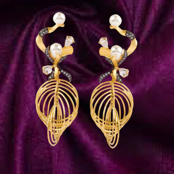 Dancing Damsels Long Earrings