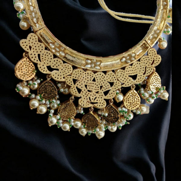 Marvellous Beautiful Meenakari With Kundan Choker Necklace Set